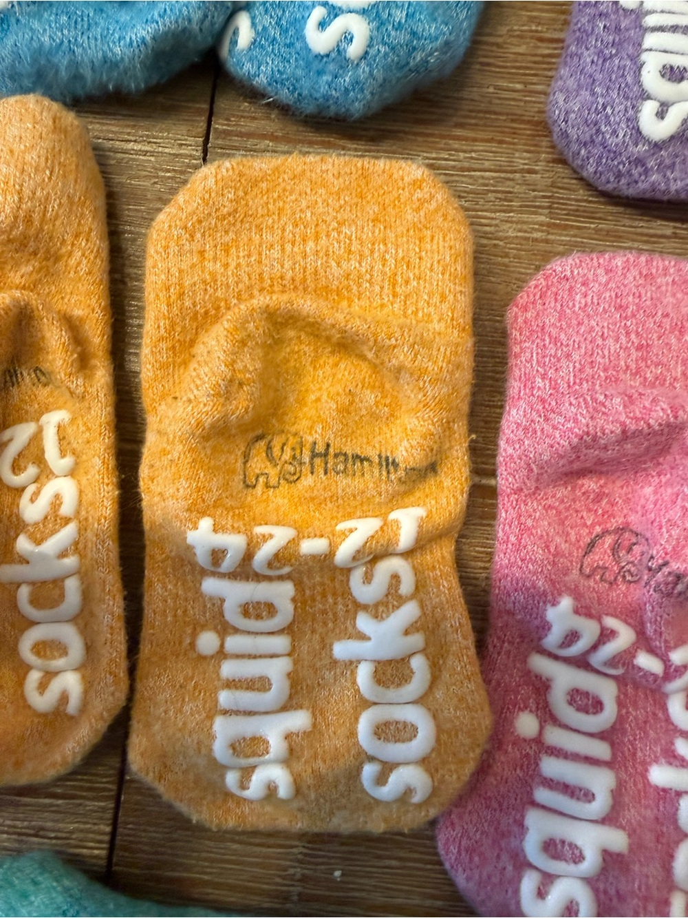 Hamilton Kids Non-Slip Squid Socks - Assorted Colors - Picture 4 of 5